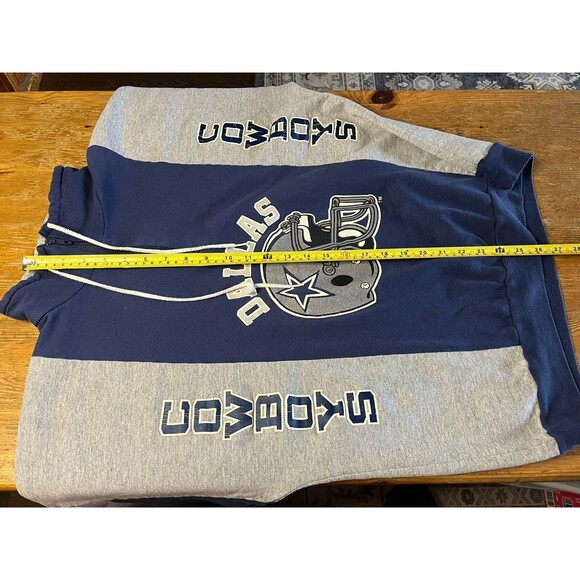 Vintage Dallas Cowboys Hoodie Sweatshirt Quarterzip NFL Hummer Sportswear - Picture 11 of 11